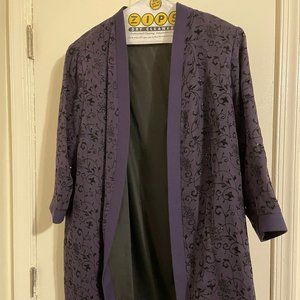 R & M Richards 16WP Jacket Dress Suit Purple